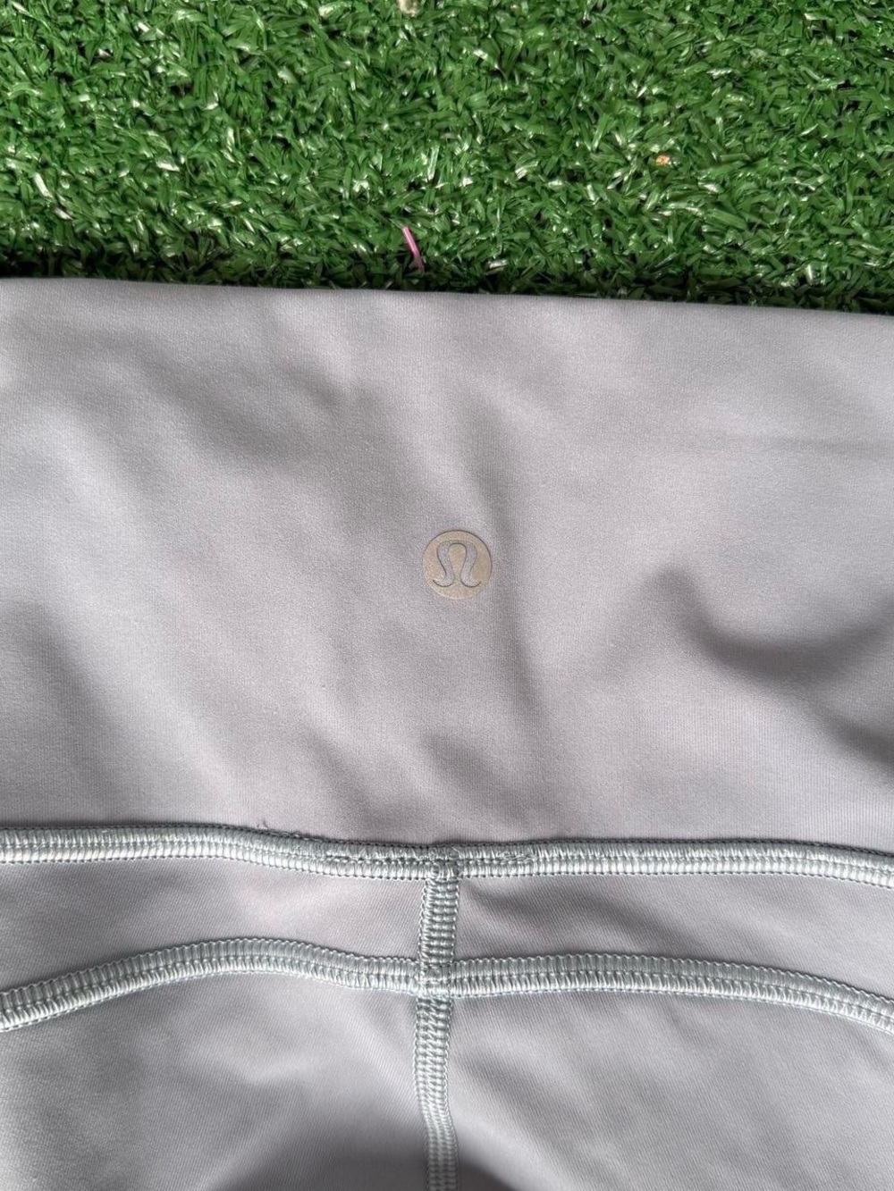 lululemon athletica Light Gray High-Waist Leggings